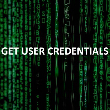 How to get user credentials after deployment